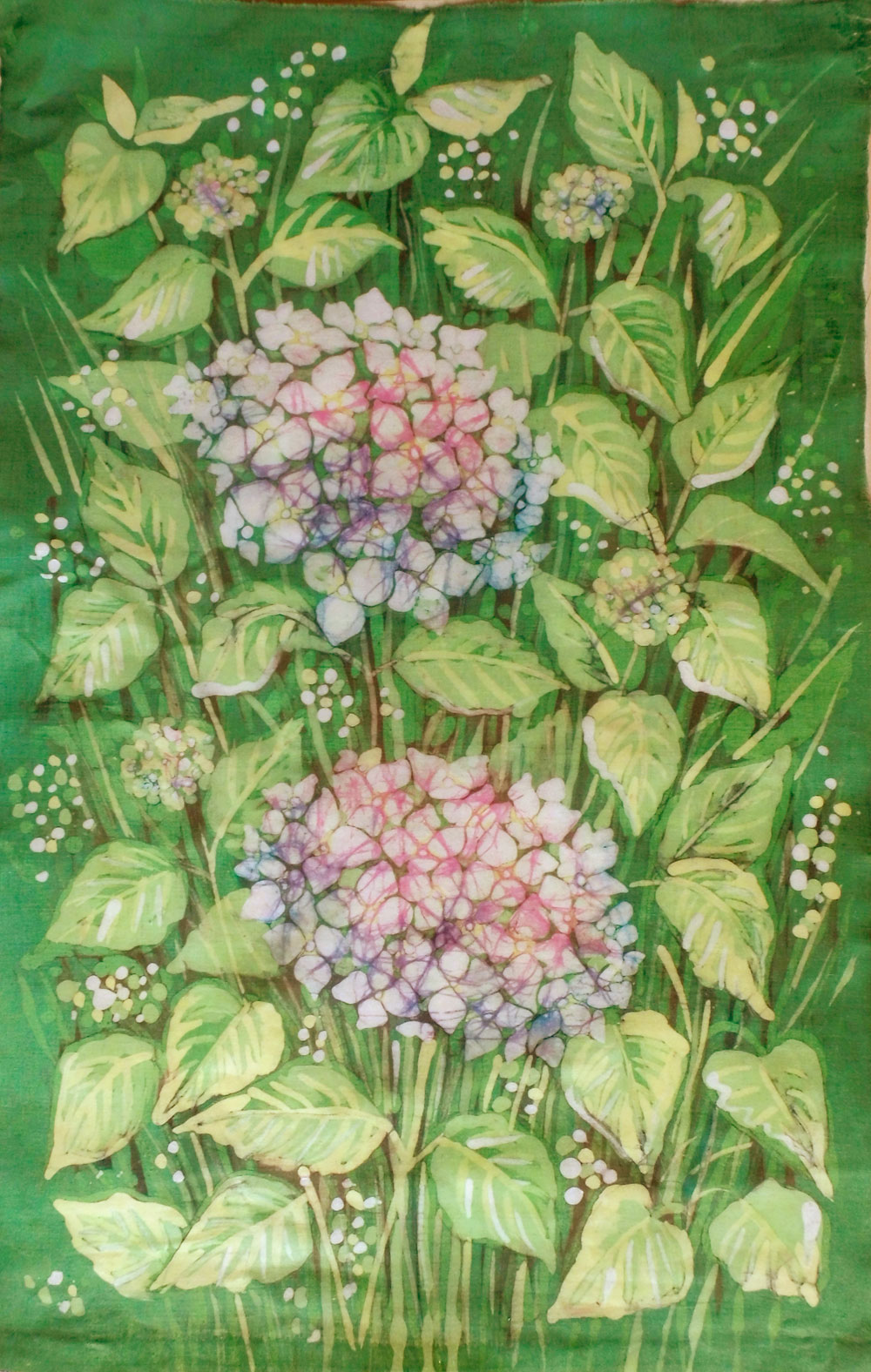 batik kwiaty małgorzata jaskłowska